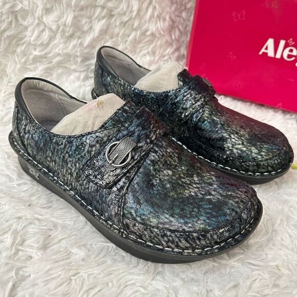 Alegria Dixi‎ Women’s Comfort Clogs Shoes in Meteorite Metallic sz 9 - Picture 1 of 9